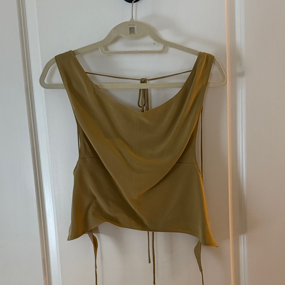 Elegant Muted Yellow Women's Top